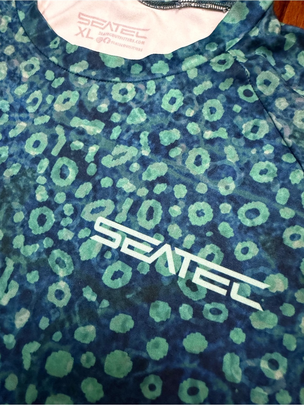 Seatec - Eagle Ray Sport Tec Crew UV Long Sleeve Fishing Men sz. XL - Picture 4 of 8